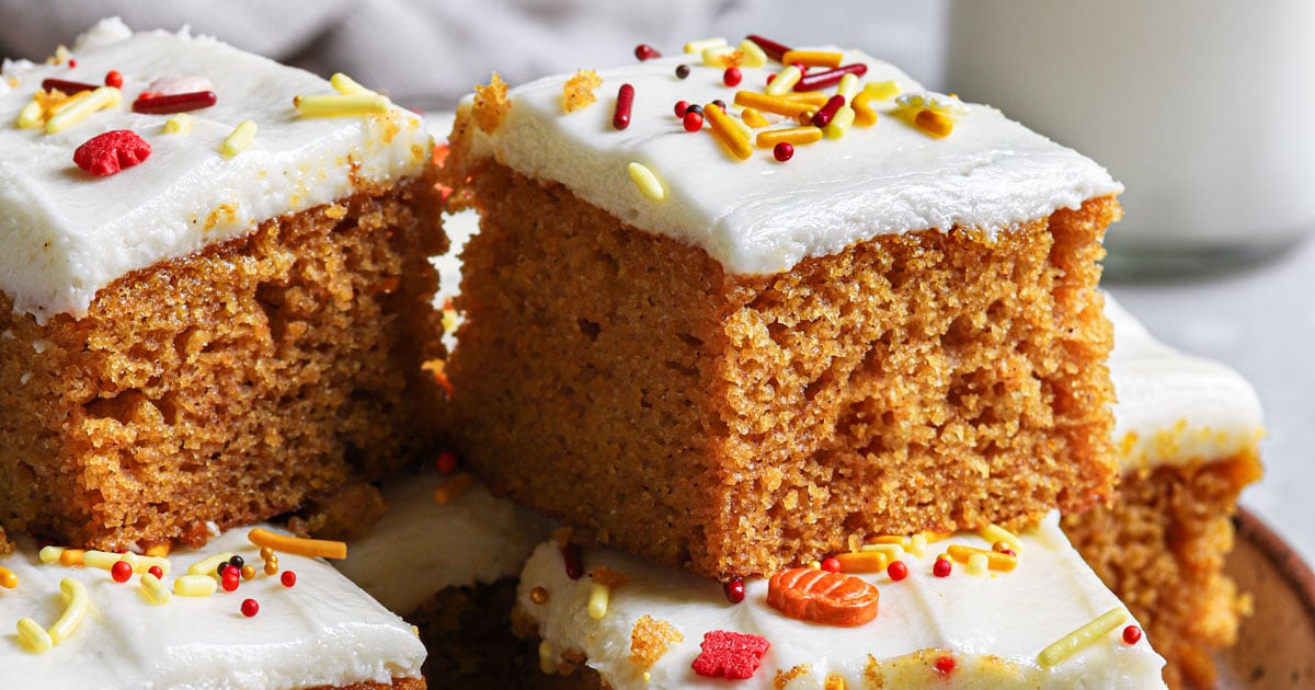 Effortless Fall Delight: Easy Pumpkin Bars with Cream Cheese Frosting