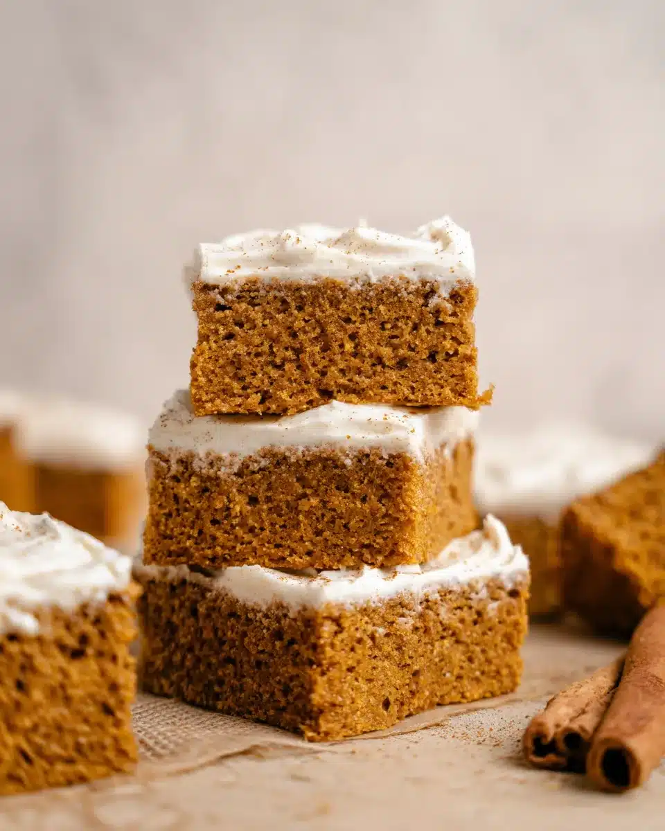Fall's Best Make-Ahead Treat: Moist Pumpkin Bars with Cream Cheese Frosting